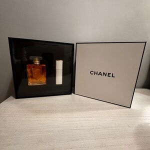 Chanel Fragrance Set with Amber and White Accents